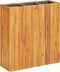 vidaXL - Plantenbak - verhoogd - met - 3 - potten - massief - acaciahout