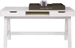 WOOOD Nikki Bureau - Grenen - Wit - 75x140x62