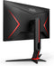AOC Q24G2A/BK - Gaming Monitor - 165Hz 1ms MPRT QHD 2560x1440 - Rood Zwart