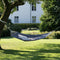 house nordic lamia hangmat - zwart, grijs & wit