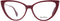 Max Mara MM5006 54066 bril zonder sterke - Dames - Rood