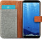 iMoshion Hoesje Geschikt voor Samsung Galaxy S8 Hoesje Met Pasjeshouder - iMoshion Luxe Canvas Bookcase - Grijs