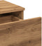 vidaXL - Nachtkastjes - 2 - st - 40x35x65 - cm - bewerkt - hout - artisanaal - eiken