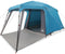 vidaXL - Kampeertent - met - verandakoepel - 5-persoons - waterdicht - blauw
