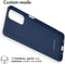 iMoshion Hoesje Geschikt voor Samsung Galaxy M52 Hoesje Siliconen - iMoshion Color Backcover - Donkerblauw