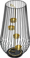 Fééric Lights and Christmas Kerstdecoratie spiraal kandelaar - 4 kaarsen - Ø20xH35cm - Goud