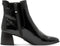 TAMARIS Essentials - Enkellaarzen - Blokhak 5,5 cm - BLACK PATENT