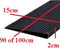 Rubber drempelhulp 2 x 15 x 100 cm met lijmlaag (zwart)