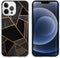 iMoshion Hoesje Geschikt voor iPhone 13 Pro Hoesje Siliconen - iMoshion Design hoesje - Zwart / Meerkleurig / Goud / Black Graphic