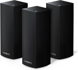 Linksys Velop WHW0303B - Mesh Wifi - Tri-Band - WiFi 5 - 2200 Mbps - Zwart (3-pack)