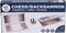 Engelhart Games -Schaak/backgammon opklapbaar - hoogte koning 60 mm