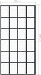 vidaXL - Schuifdeur - met - beslag - 102x205 - cm - aluminium - en - ESG-glas