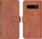 iMoshion Hoesje Geschikt voor Samsung Galaxy S10 Hoesje Met Pasjeshouder - iMoshion Luxe Bookcase - Bruin