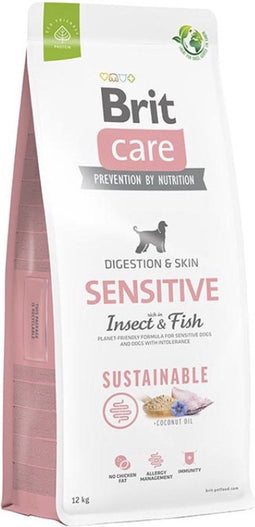 Brit Care Dog Sustainable Sensitive Vis - Hondenvoer - 12 kg