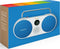 Polaroid P3 - Bluetooth Speaker - Retro boombox - Blauw/Wit