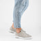 PS Poelman KEVIN - Heren sneakers - Nubuck leer - Licht grijs - Maat 43