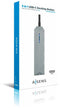 Aisens ASUC-5P003-GR - Hub USB - 4K Ultra HD - Grijs