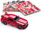 UNIDRAGON Houten 3D Puzzel Voor Volwassenen Woosaic - Stallion GT Rood - 248 stukjes - 25,5x11x7,5 cm