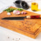 Shinrai Japan - Kiritsuke Mes - 23 cm - Damascus Ruby Edition - Luxe Geschenkdoos
