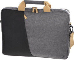 Hama Florence - Schoudertas - Voor 15,6" laptop - Gevoerd - Zwart/grijs