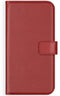 Selencia Galaxy S21 Plus - Echt Lederen Bookcase - Ruimte voor 3 pasjes - Rood