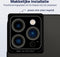 Mobstore iPhone 14 Pro / Pro Max - Camera Lens Protector - 9H Gehard Glas - Spacezwart