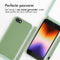iMoshion Hoesje Geschikt voor iPhone SE (2022) / SE (2020) / 8 / 7 Hoesje Met Koord - iMoshion Siliconen hoesje met koord - Groen