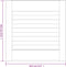vidaXL - Kastdeur - met - lamellen - 39,5x39,4 - cm - massief - grenenhout - wit