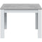 CLoe Eettafel - Rechthoekig - Artik Wit / Beton - 109 x 67 x 78 cm