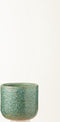 J-Line Bloempot Leo Keramiek Groen Small - Ø 15.00 cm