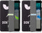 iMoshion Tablet Hoes Geschikt voor Nokia T10 - iMoshion Design Trifold Bookcase - Zwart /Don't touch
