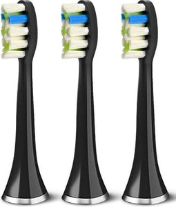 Bintoi® iSonic ProClean - Opzetborstels Elektrische Tandenborstel - 3 stuks - Zwart