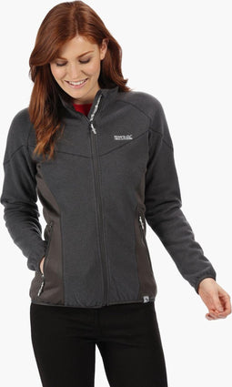 Regatta Outdoorvest Kestor dames wol/polyester grijs maat XXS