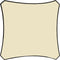 Perel Schaduwdoek - Waterdoorlatend luchtdoorlatend 3.6 x 3.6 m 180 g/m² HDPE vierkant champagne