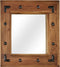 vidaXL - Spiegel - 50x80 - cm - massief - acaciahout