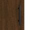 vidaXL - Dressoir - 69,5x34x90 - cm - bewerkt - hout - bruin - eikenkleur