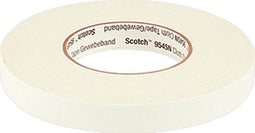 MMM zelfkl tape Scotch 9545N, viscose, wit, (lxb) 62mx19mm
