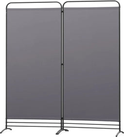 Angel Living Kamerscherm - 2 Panelen - 162x180cm - Opvouwbaar - Grijs