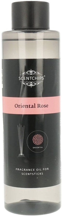 Scentchips® Geurstokjes Navulling - Oriental Rose - Geurverspreider - Luchtverfrisser - Huisparfum - 400ml