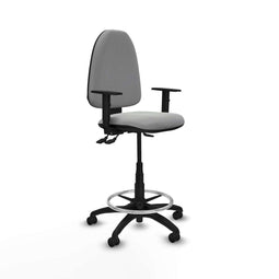 Piqueras y Crespo B1D01RP - Bureaustoel - Hoogteverstelbaar met armleuning - Lichtgrijs