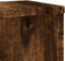 vidaXL - Plantenstandaards - 2 - st - 17x17x60 - cm - bewerkt - hout - gerookt - eiken