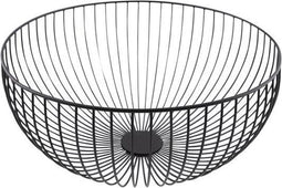 Point-Virgule - Wire - Fruitschaal - Fruitmand - Metaal - zwart ø 30cm H 13cm