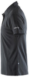 Craft Pique Classic - Dames Polo - Comfortabele pasvorm - Zwart - Maat XL