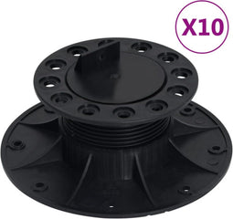vidaXL - Terrasdragers - verstelbaar - 10 - st - 60-88 - mm