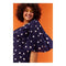 Made My Lemonade LOULOU POLKA NAVY DRESS 40