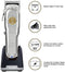 Wahl Senior Cordless Metal Tondeuse - Limited Edition - 80 min looptijd - Zilver