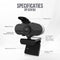Smartify Webcam - HD Pro Webcam - Full HD 1080P - Ingebouwde Microfoon - Privacy Cover - Zwart