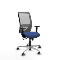 Zulema Piqueras y Crespo 1D086G0 - Bureaustoel - Verstelbare hoogte met armleuning - Marineblauw