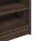 vidaXL - Wastafelkast - 90x29x55 - cm - bewerkt - hout - bruin - eikenkleurig