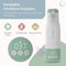 Numsy Heat & Go - Draagbare Flessenwarmer - Draadloos - 350 mL - Geschikt voor 99% van alle merken (4 adapters)